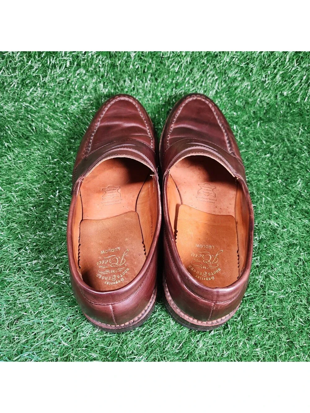 J.Crew Ludlow Mens Penny Loafers Cigar Brown Leather Goodyear Welt A4362 Size 10